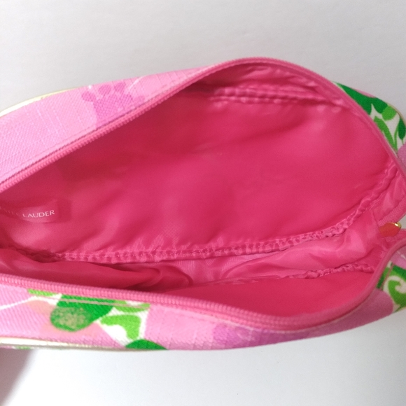 Lilly Pulitzer for Estee Lauder Hibiscus Floral Makeup Cosmetic Travel Bag - Picture 5 of 5